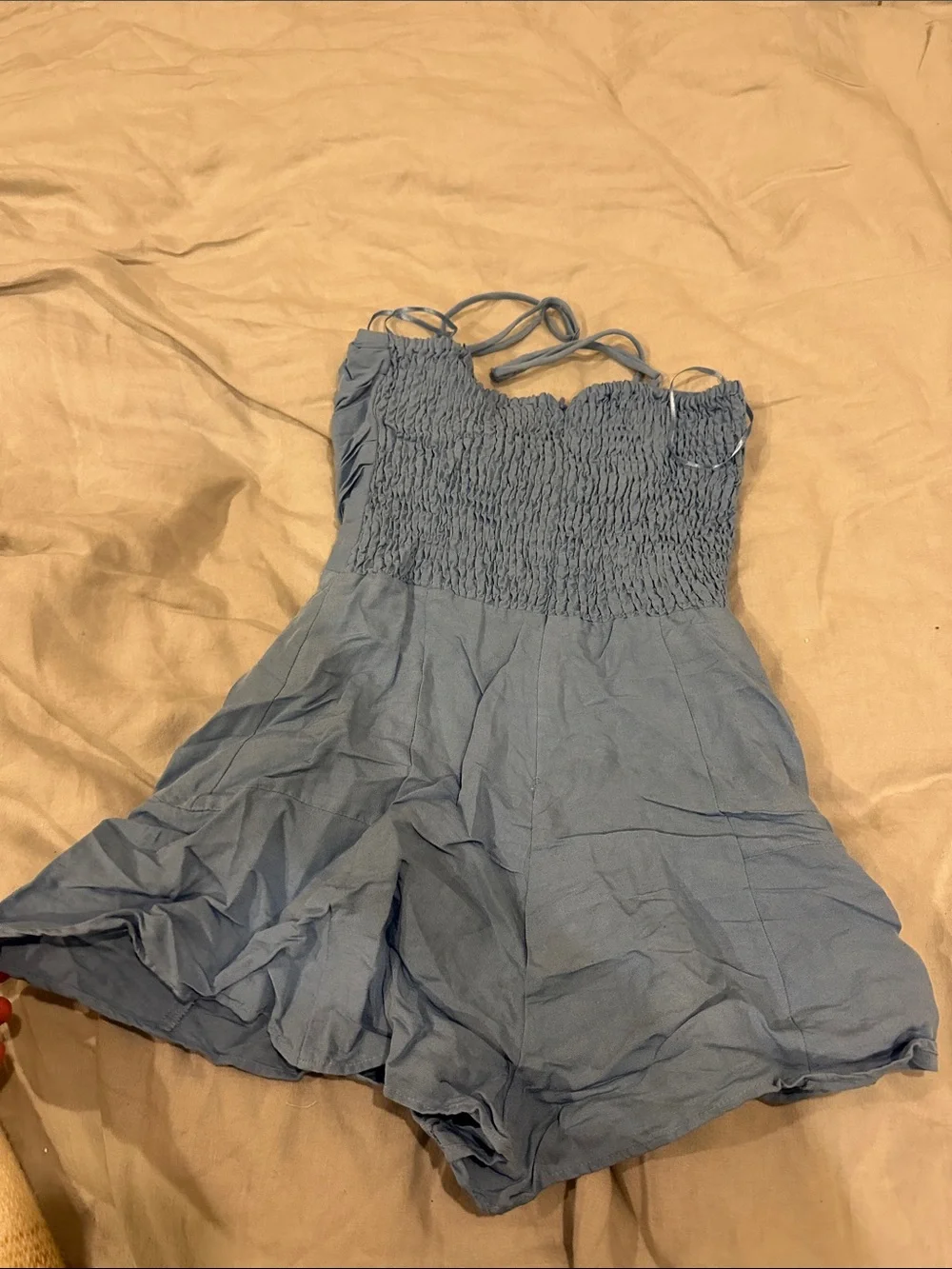 Zara linen romper